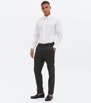 New Look Dark Grey Slim Fit Suit Trousers